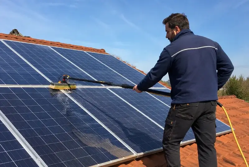 Nettoyage et entretien de panneaux solaires à Saint-Aubin-des-Landes